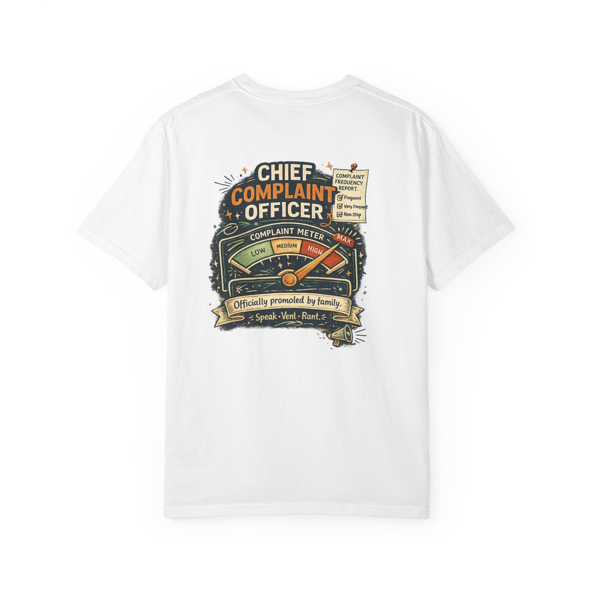 Chief Complaint Officer — Funny Rakhi T-Shirt for Siblings 📋