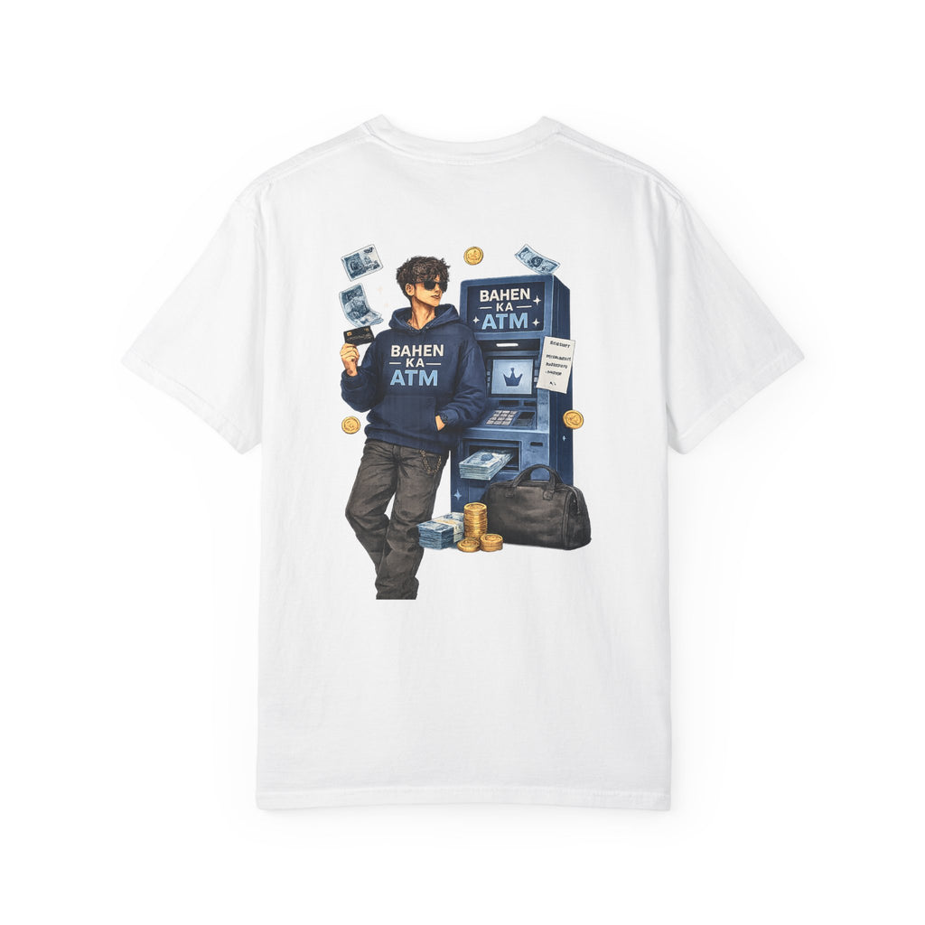 Bahen Ka ATM — Funny Rakhi T-Shirt for Brother 🏧