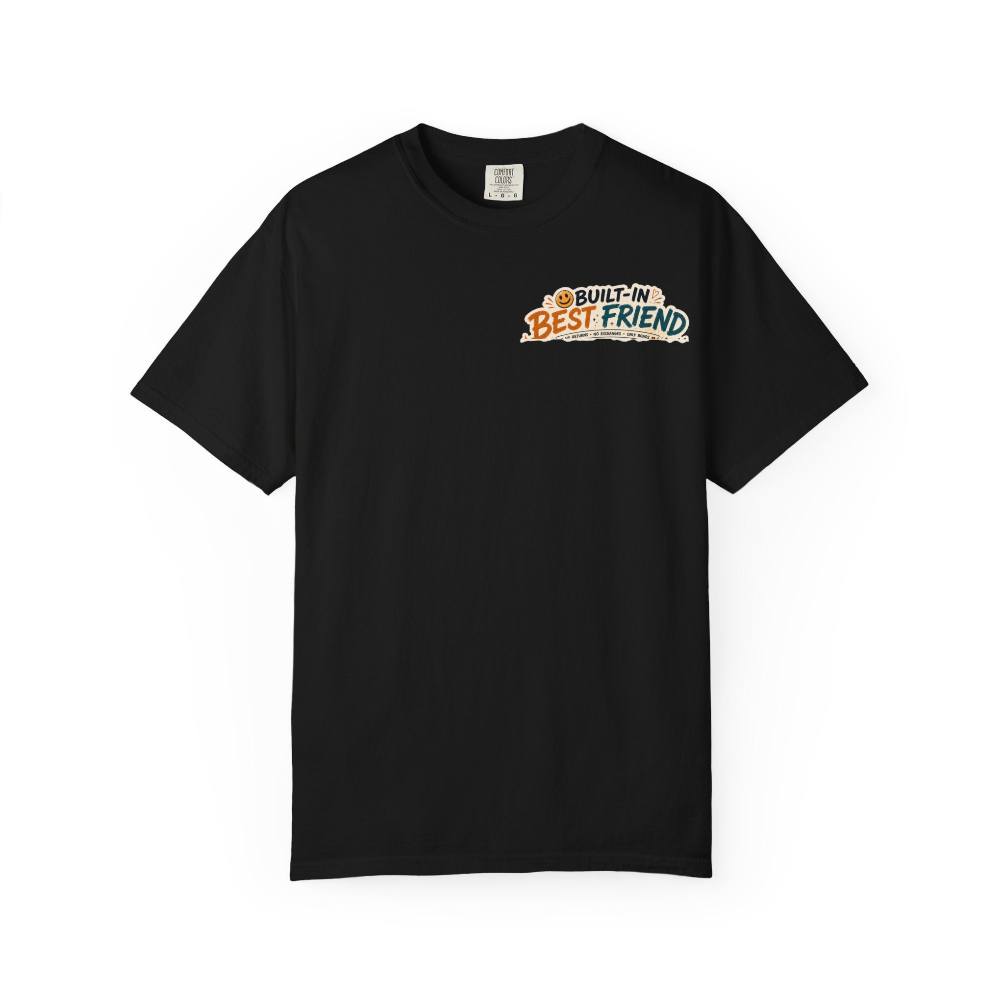 Built-In Best Friend — Funny Rakhi T-Shirt for Siblings 🤝