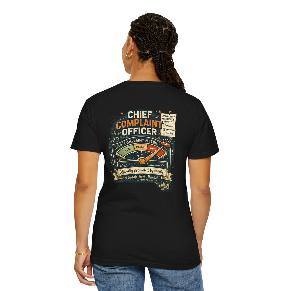 Chief Complaint Officer — Funny Rakhi T-Shirt for Siblings 📋