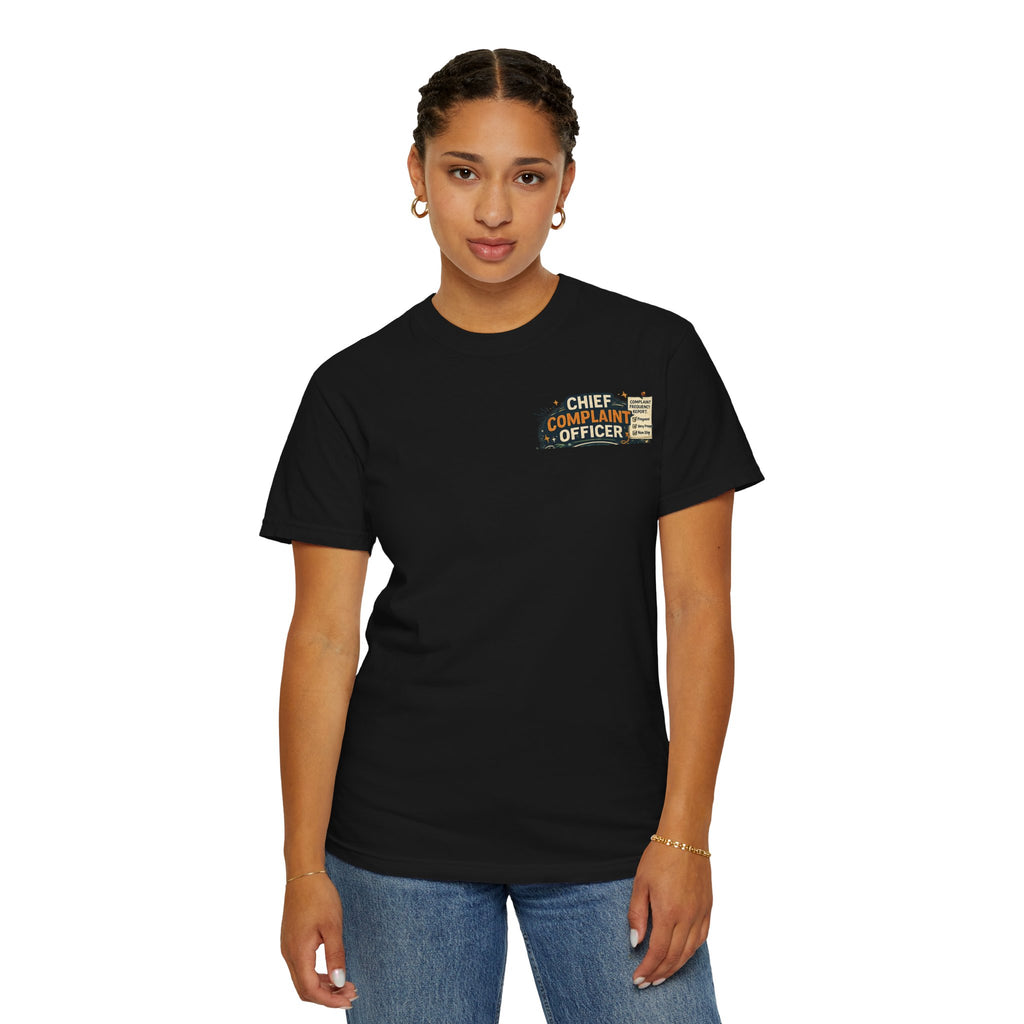 Chief Complaint Officer — Funny Rakhi T-Shirt for Siblings 📋