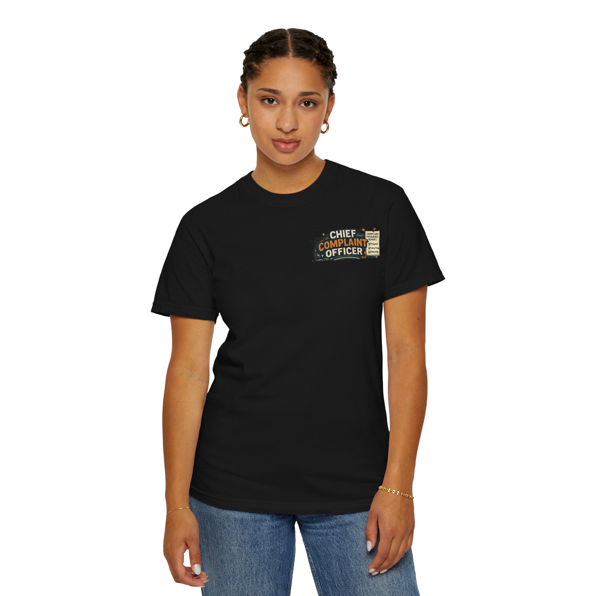 Chief Complaint Officer — Funny Rakhi T-Shirt for Siblings 📋