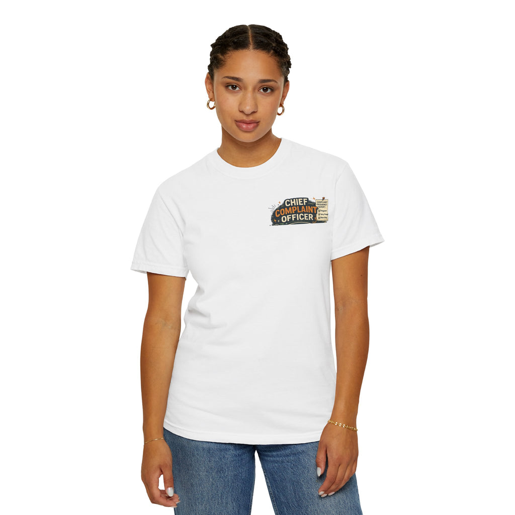 Chief Complaint Officer — Funny Rakhi T-Shirt for Siblings 📋
