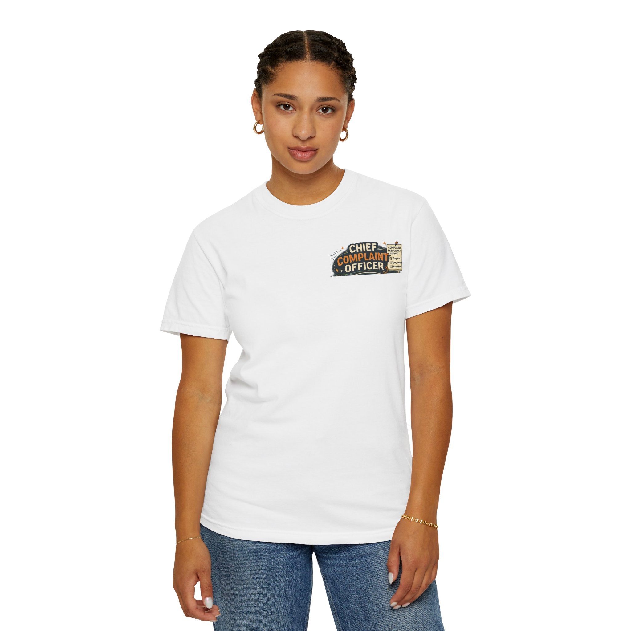 Chief Complaint Officer — Funny Rakhi T-Shirt for Siblings 📋