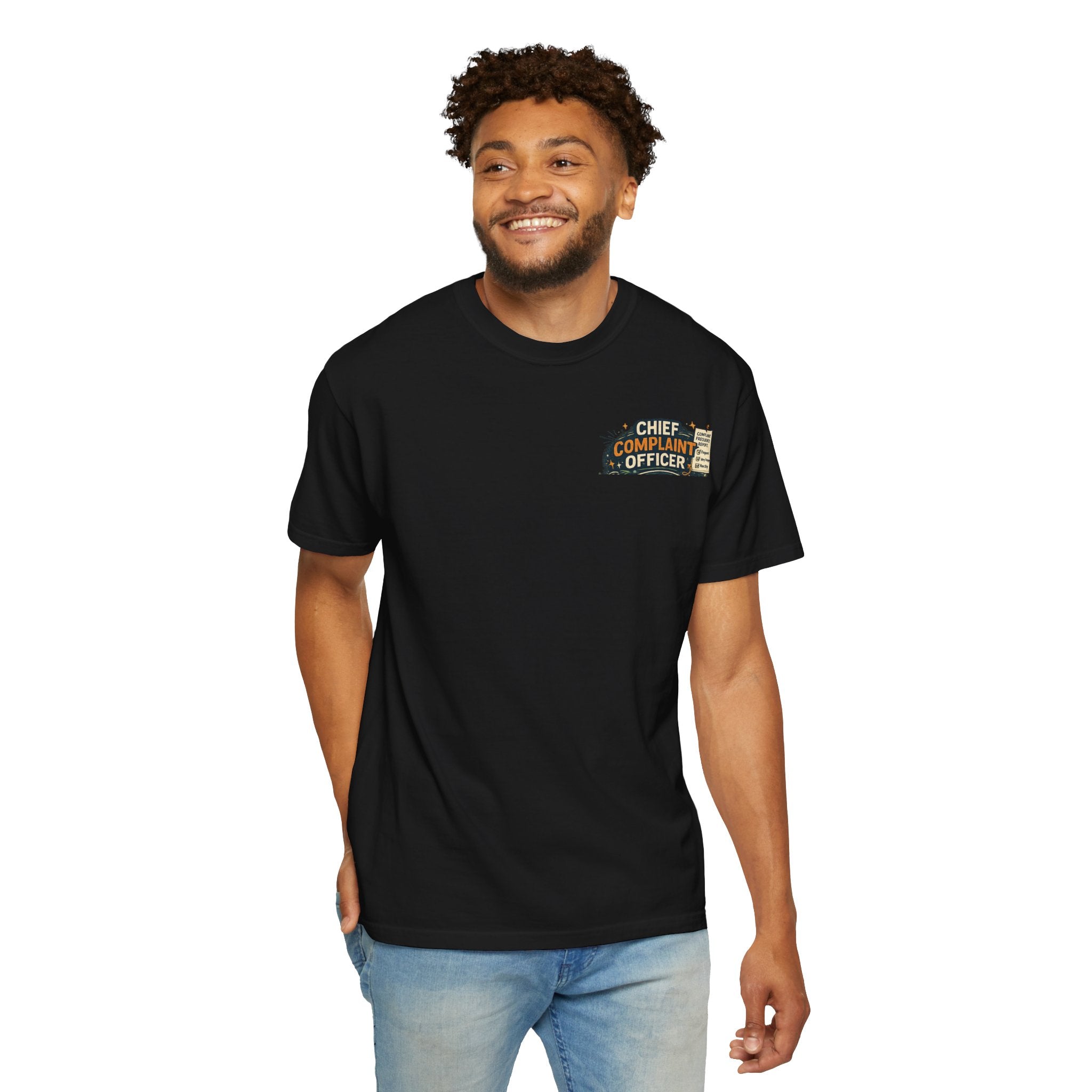 Chief Complaint Officer — Funny Rakhi T-Shirt for Siblings 📋