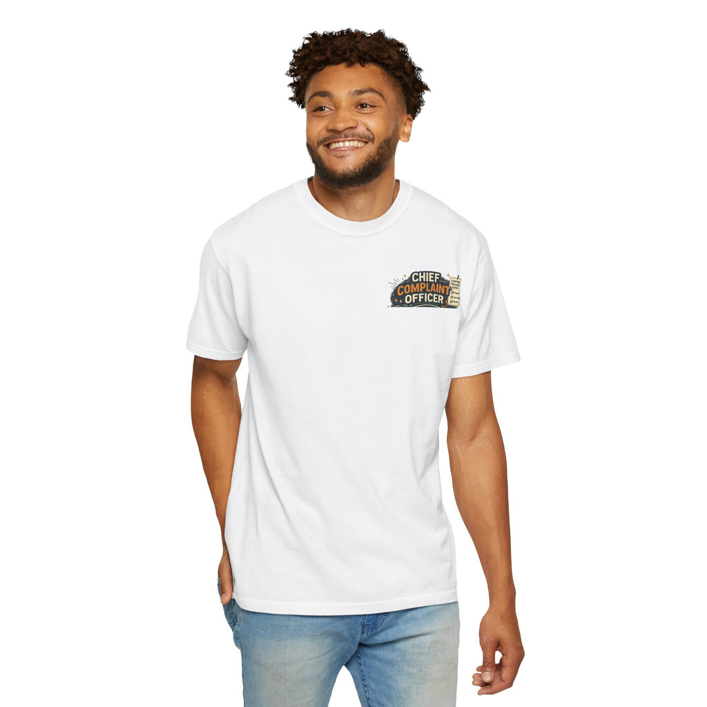 Chief Complaint Officer — Funny Rakhi T-Shirt for Siblings 📋