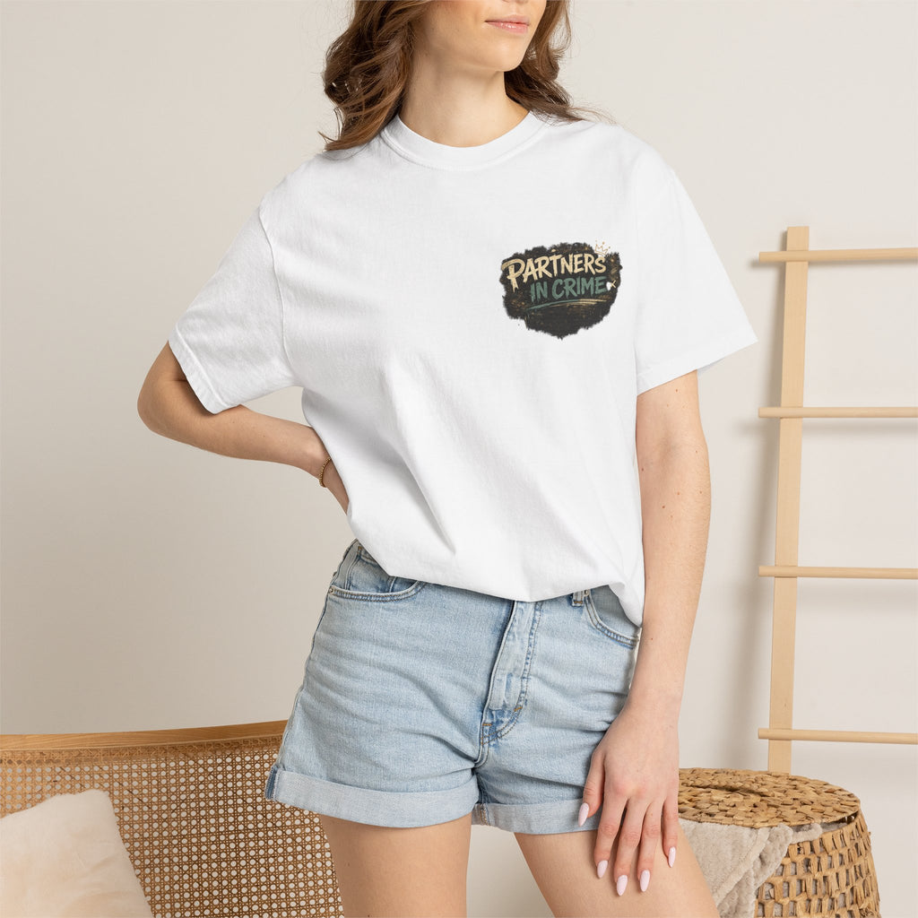 Partners in Crime — Funny Rakhi T-Shirt for Siblings 🕵️