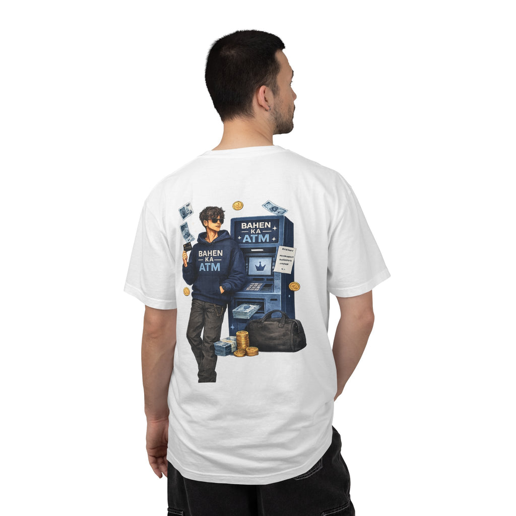 Bahen Ka ATM — Funny Rakhi T-Shirt for Brother 🏧