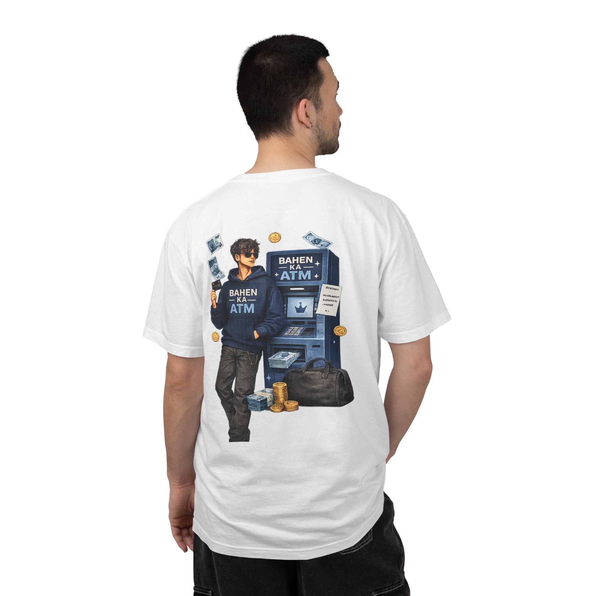 Bahen Ka ATM — Funny Rakhi T-Shirt for Brother 🏧
