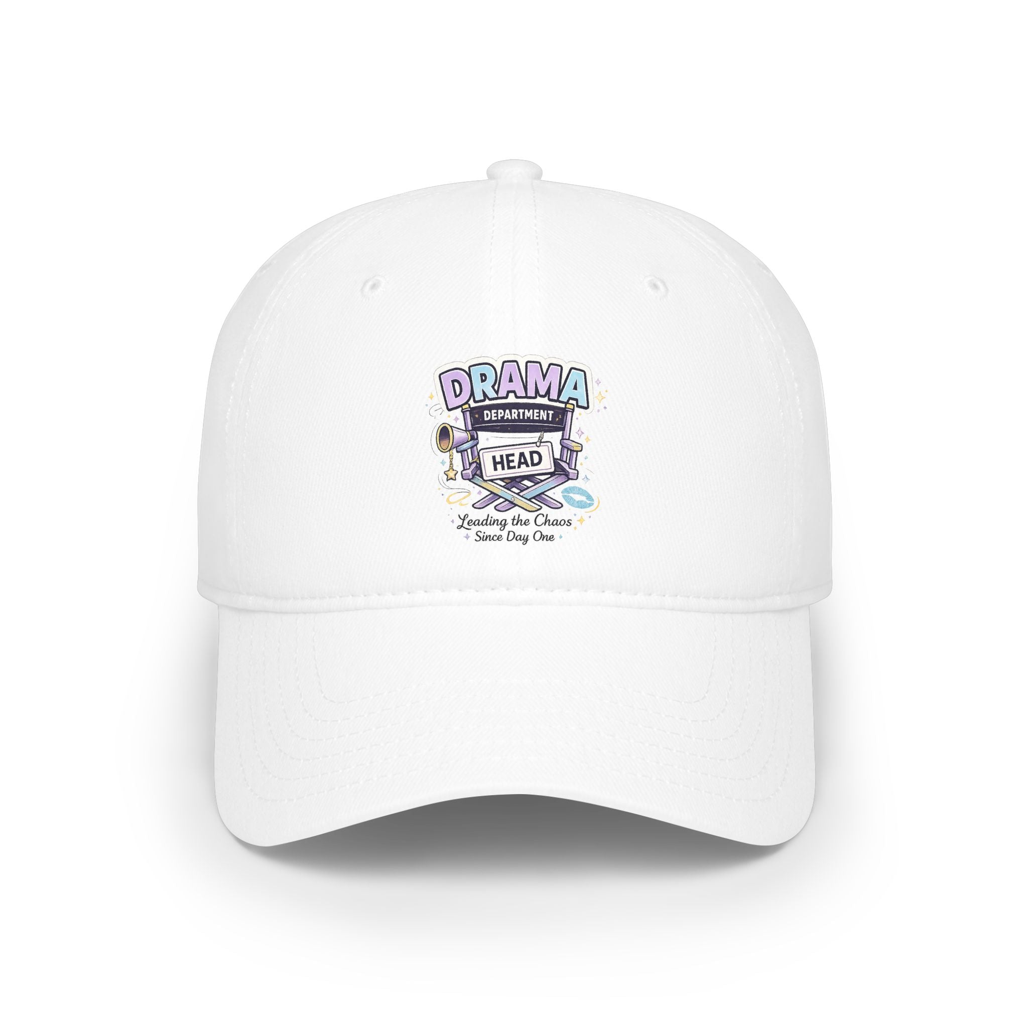 Drama Department Head rakhi cap flat lay, white colorway