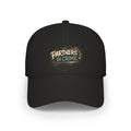 Partners in Crime Cap – Wear Pardesi Certified Chaos embroidered cap flat lay, black colorway