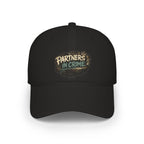 Partners in Crime Cap – Wear Pardesi Certified Chaos embroidered cap flat lay, black colorway