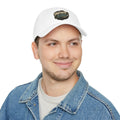 Partners in Crime Cap – Wear Pardesi Certified Chaos embroidered cap worn side view on model